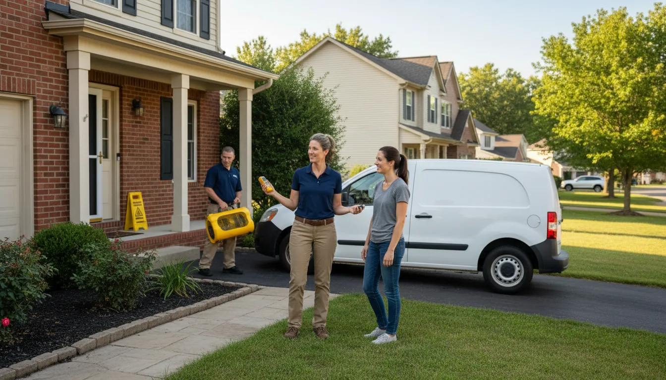 Residential water damage restoration in Saint Marys, AK